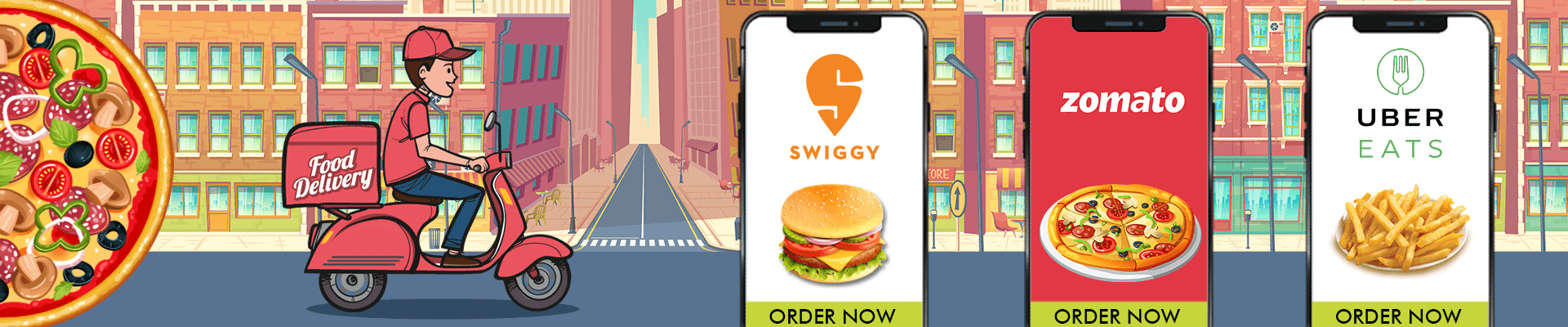 Which is the best food delivery app Swiggy - Zomato - UberEats.