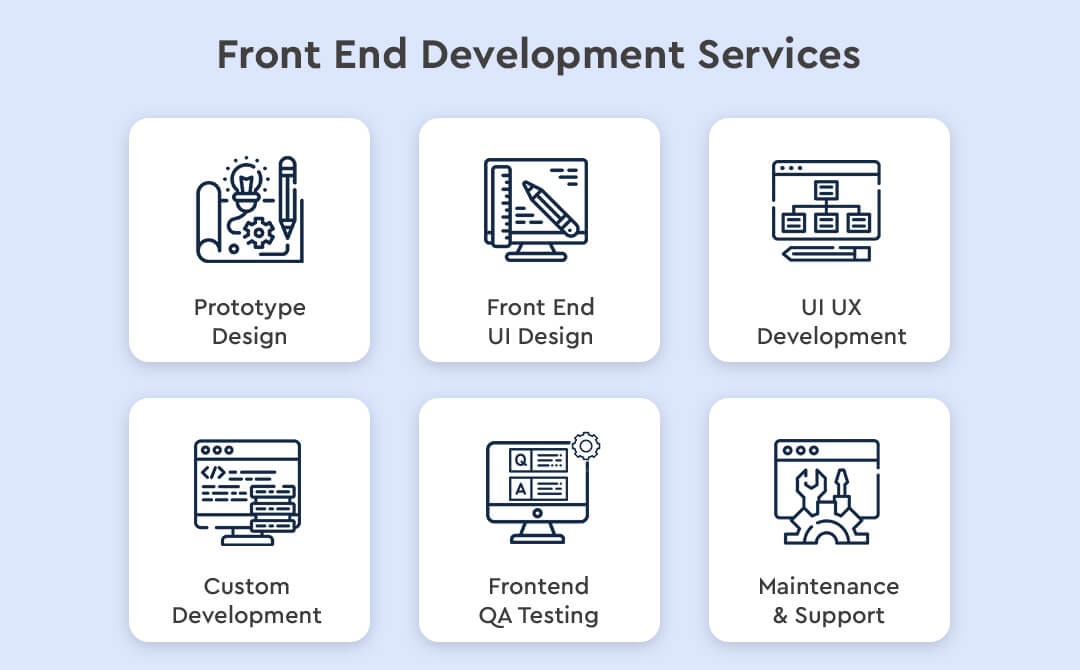 Front end development services