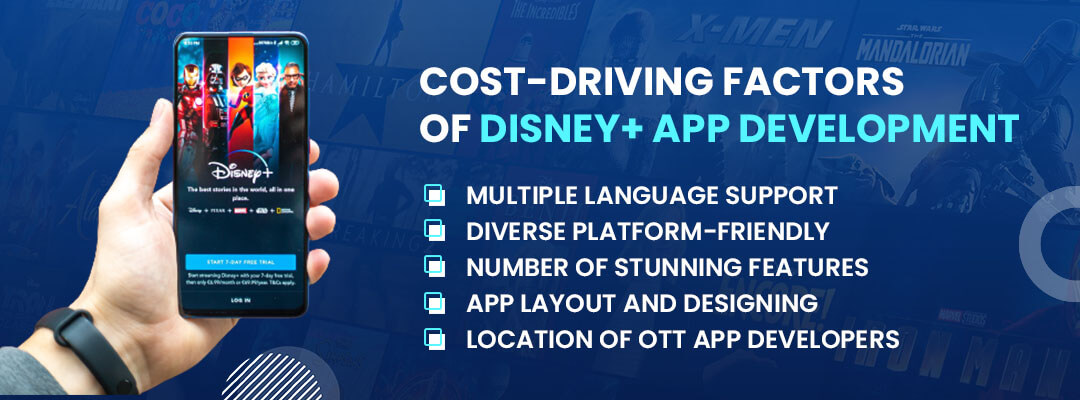 the cost-driving factors of Disney app development
