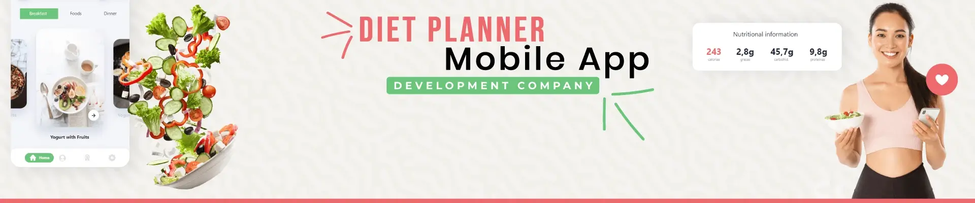 Best Diet Planner Mobile App Development Company | Diet Planner Mobile App Developers For Hire