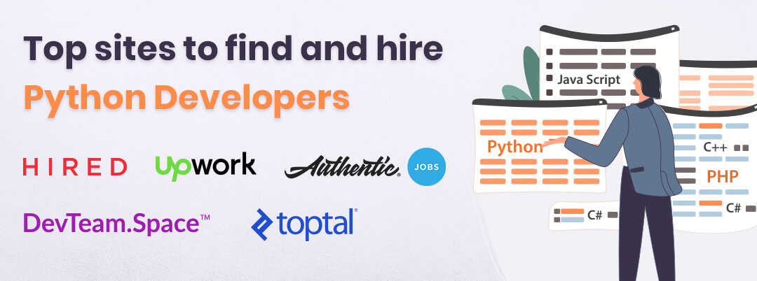 Top sites to find and hire Python Developers