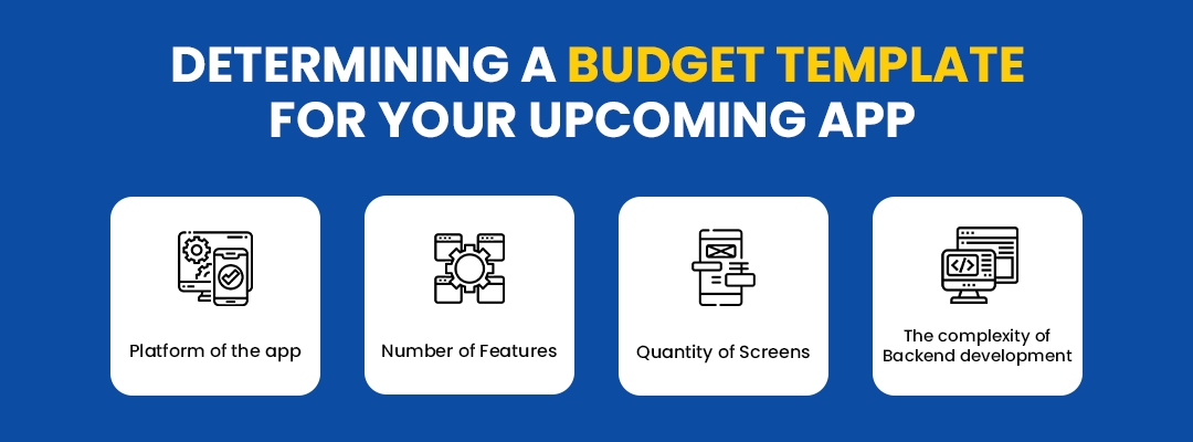 Determining a Budget template for your Upcoming app