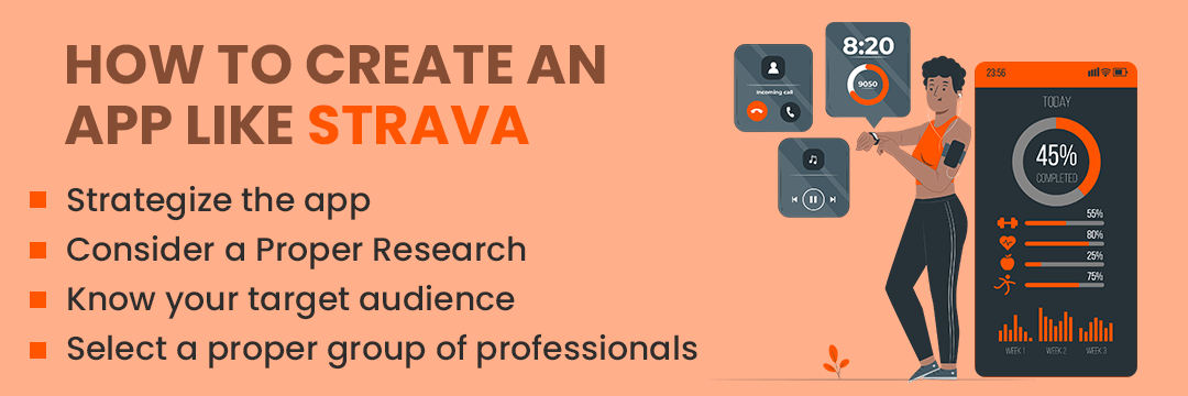 How to create an app like Strava?