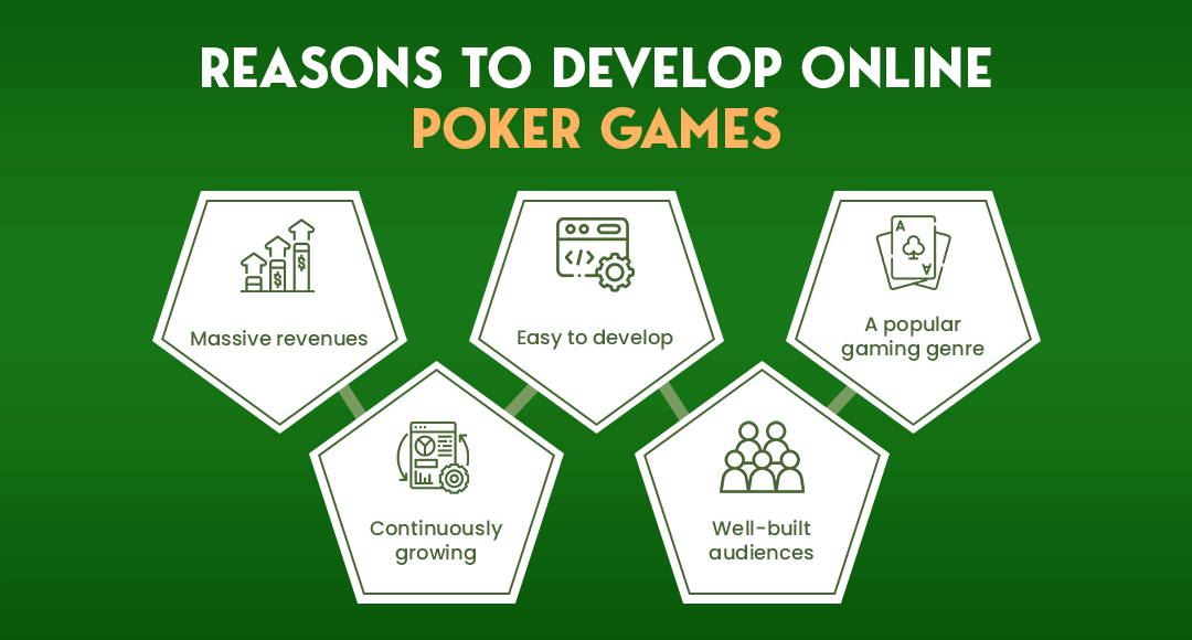 Reasons to develop online poker game