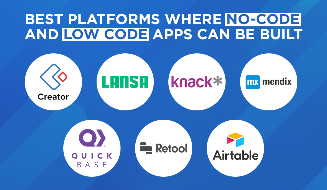 List of Low Code, No Code Platform