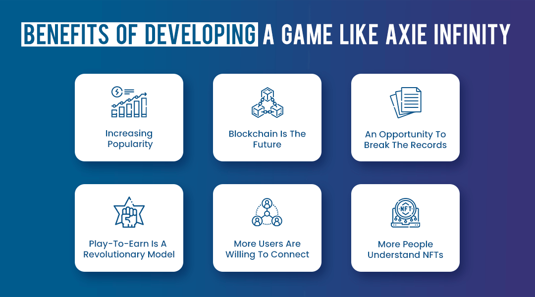 Benefits of developing a game like Axie Infinity