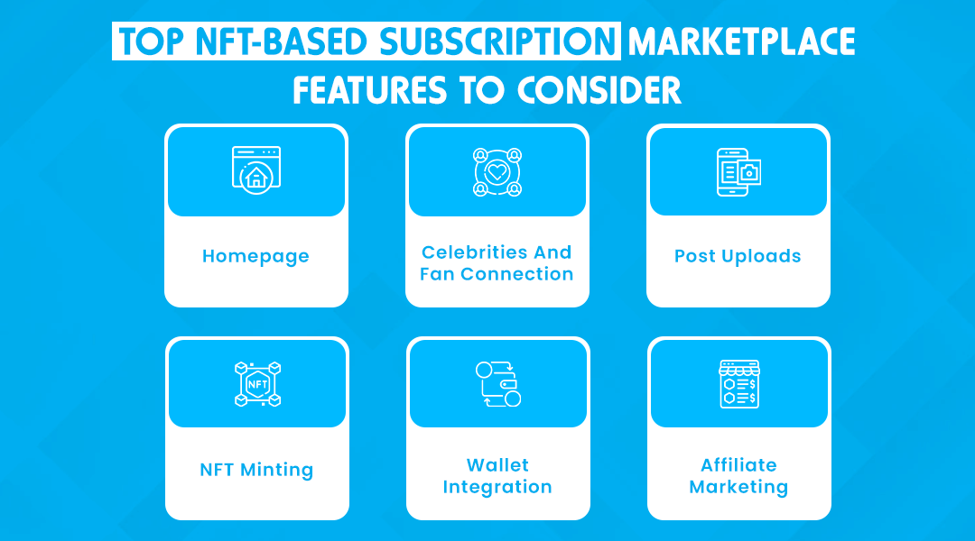 Top NFT-based subscription marketplace features to consider