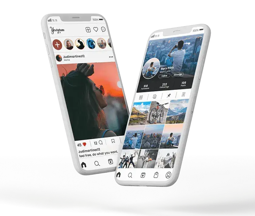 develop app like Instagram