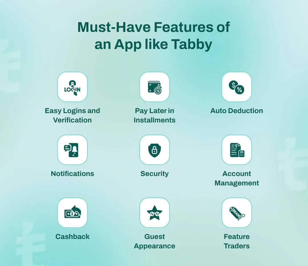 Must-Have Features of an App like Tabby