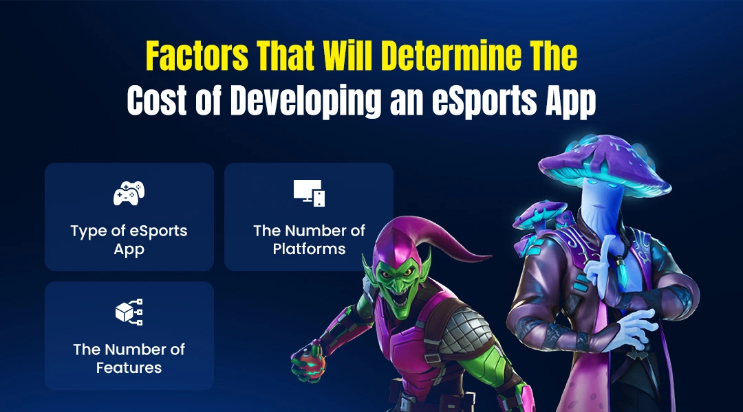 cost to develop eSports app