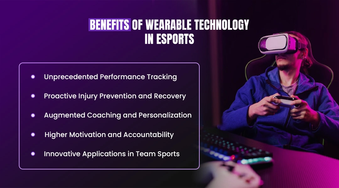 Benefits of wearable technology in esports