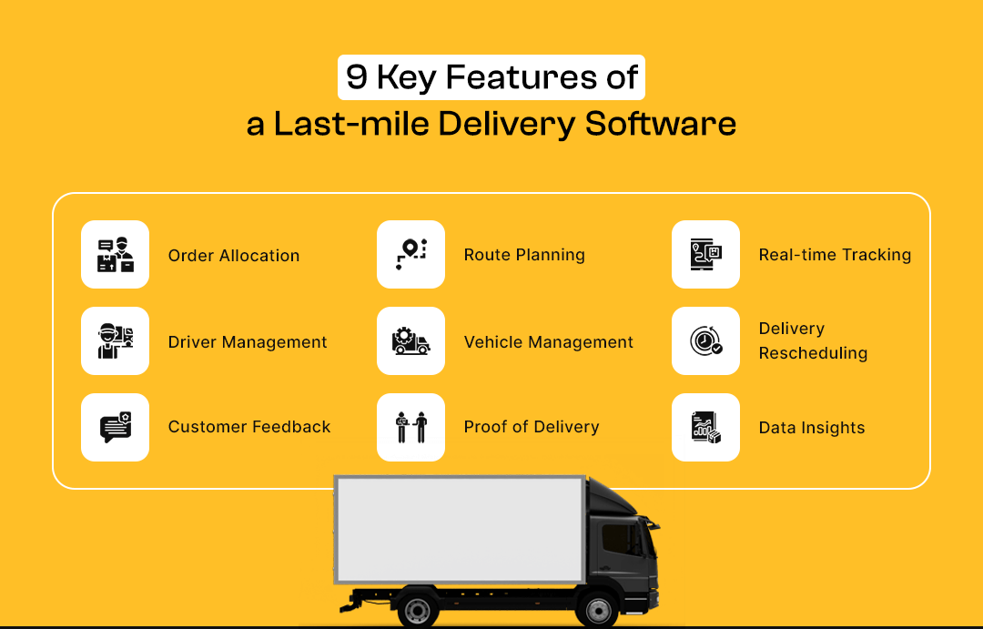 9 features to consider for last-mile delivery software development