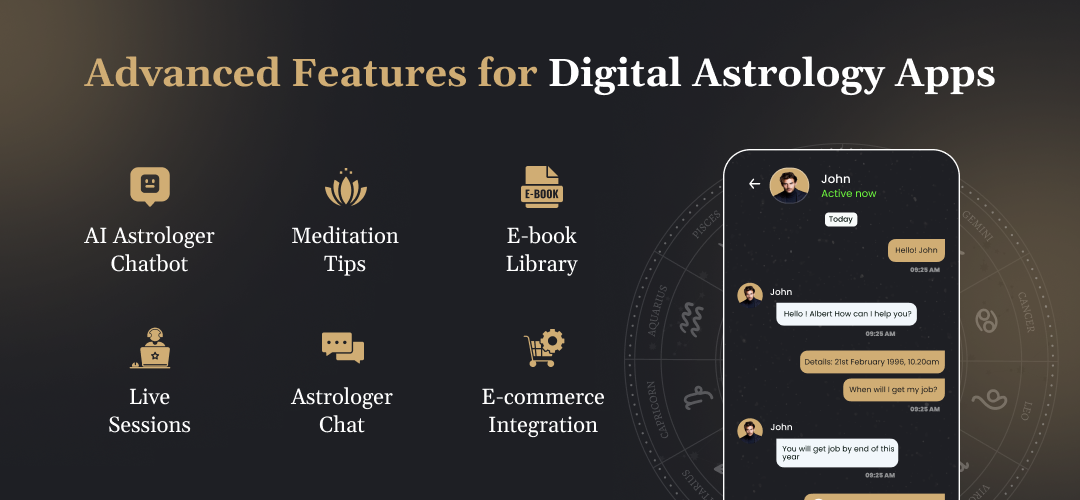 advanced features for developing an astrology app
